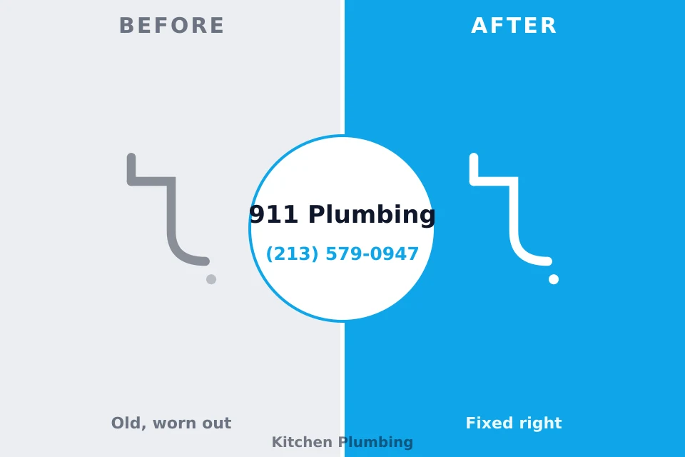 Before and after: plumbing repair Millen, GA